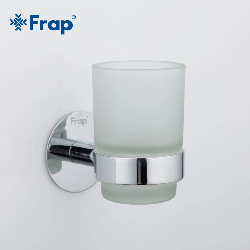 Аксессуары для ванной комнаты FRAP серебряная вискозная подставка одной чашки