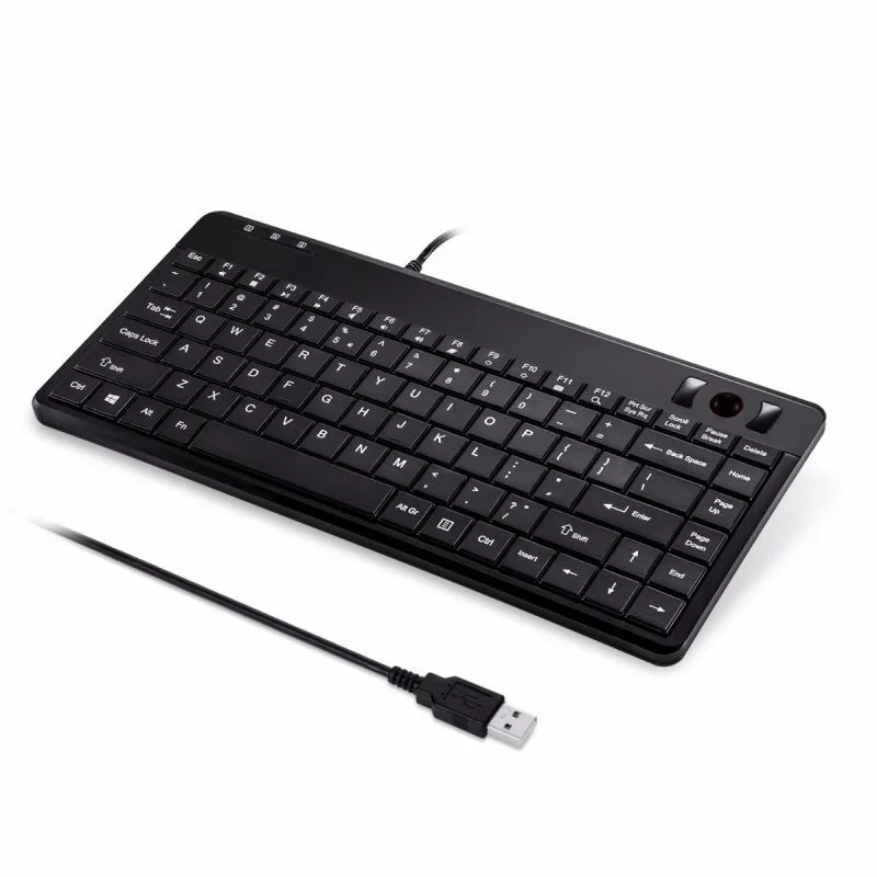 PERIBOARD 505 H PLUS компактный дизайн USB Проводная клавиатура с трекболом|designer keyboard|keyboard