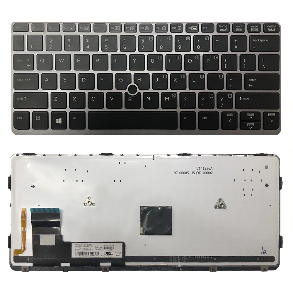 Новая клавиатура США с точкой для ноутбука HP 820 g1 g2 720 G G2 725 Серия Клавиатура