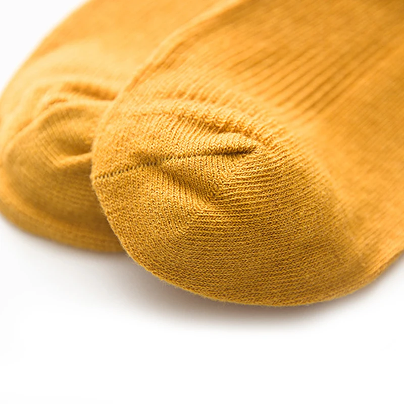 

Fashion Cotton Harajuku Hosiery Winter Warm Candy Color Women New Cute Kawaii Mid Tube Socks Pile Heap Solid Socks