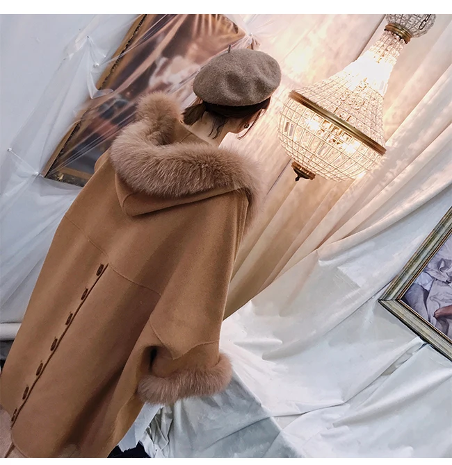 OFTBUY 2019 зимняя куртка женская парка натуральная Шуба из натурального Лисьего меха