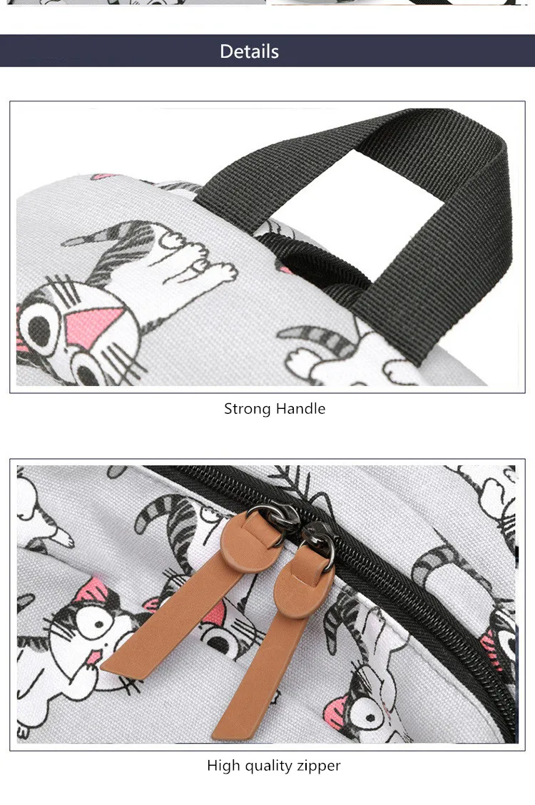 Школьные сумки для девочек, рюкзак, рюкзаки для детей mochila, школьный рюкзак, Детская сумка с кошкой, школьная сумка для девочек, дропшиппинг