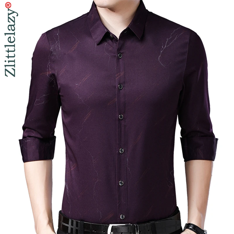 2019 дизайнерские мужские рубашки с длинным рукавом и молнией приталенные Ретро