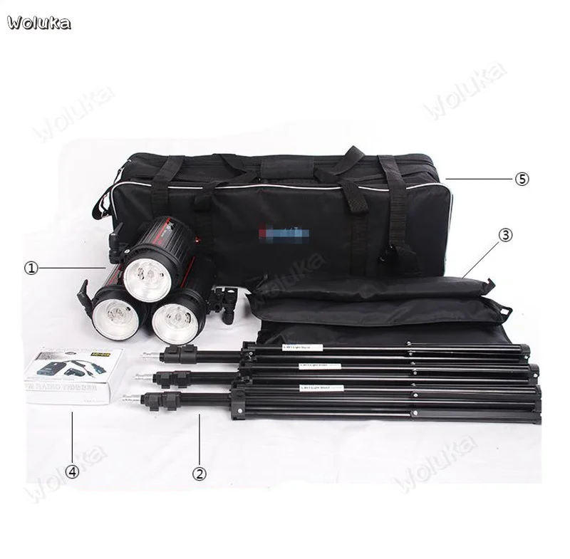 Studio Flash 250W Photography equipment Clothing portrait flexo box Photographic Lamp Set CD50 T07 | Электроника