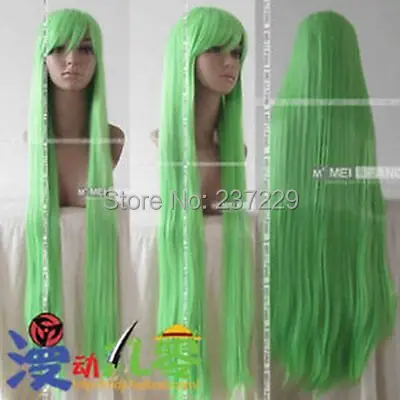 Cs85 и **** длинная салатовый косплей ну вечеринку парик 100 см|wig cap|wig colorwigs for fancy dress |