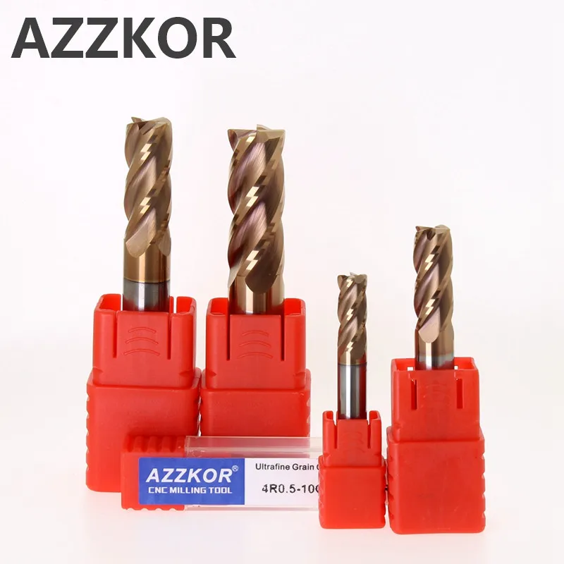 Фреза с покрытием из сплава инструмент вольфрамовой стали ЧПУ гравировка Hrc55