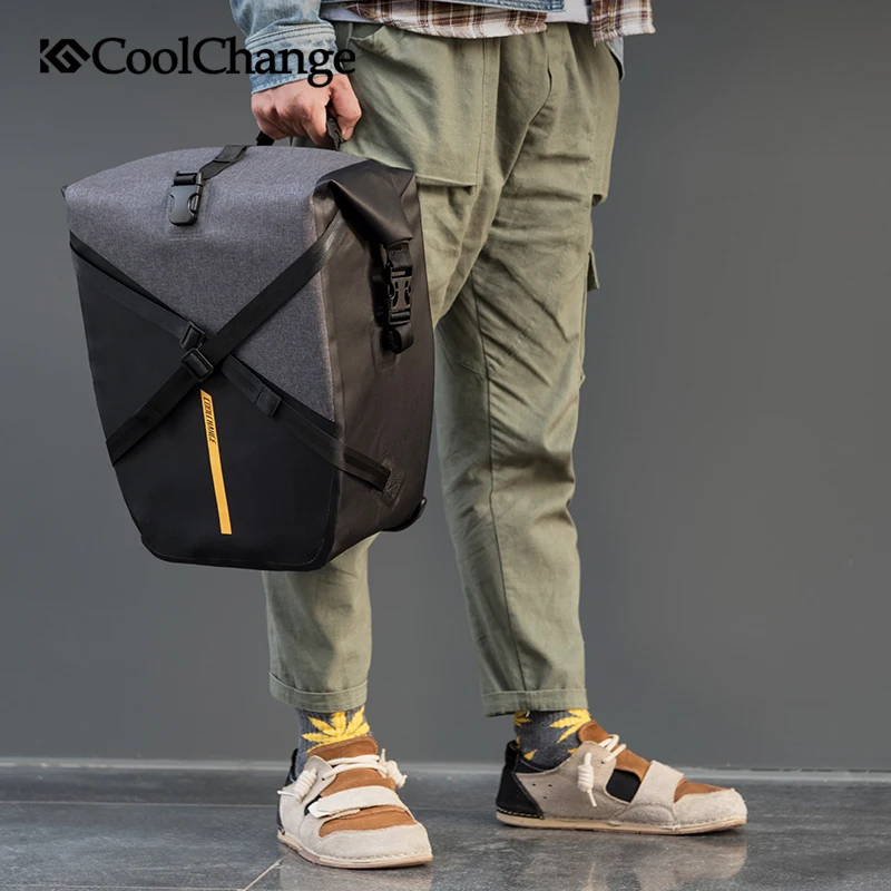 CoolChange нейлоновая багажная сумка для велосипеда водонепроницаемая отражающая