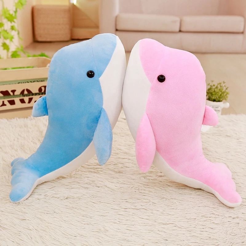 

20cm Soft Cute Small Rainbow Dolphin Plush Toys Dolls Stuffed Animal Pillow Kawaii Pillow Kids Toy Christmas Gift For Girls