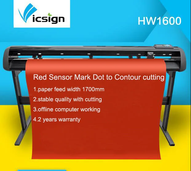 Оптический датчик для глаз Vicsign 64 &quotHW1600 контурная резка плоттер и машина