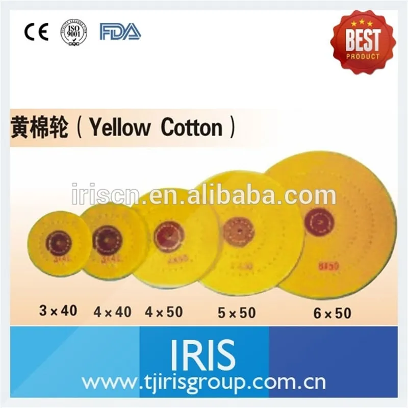 10 шт./Лот 100% чистый хлопок красота белая желтая блестящая полировка Буры