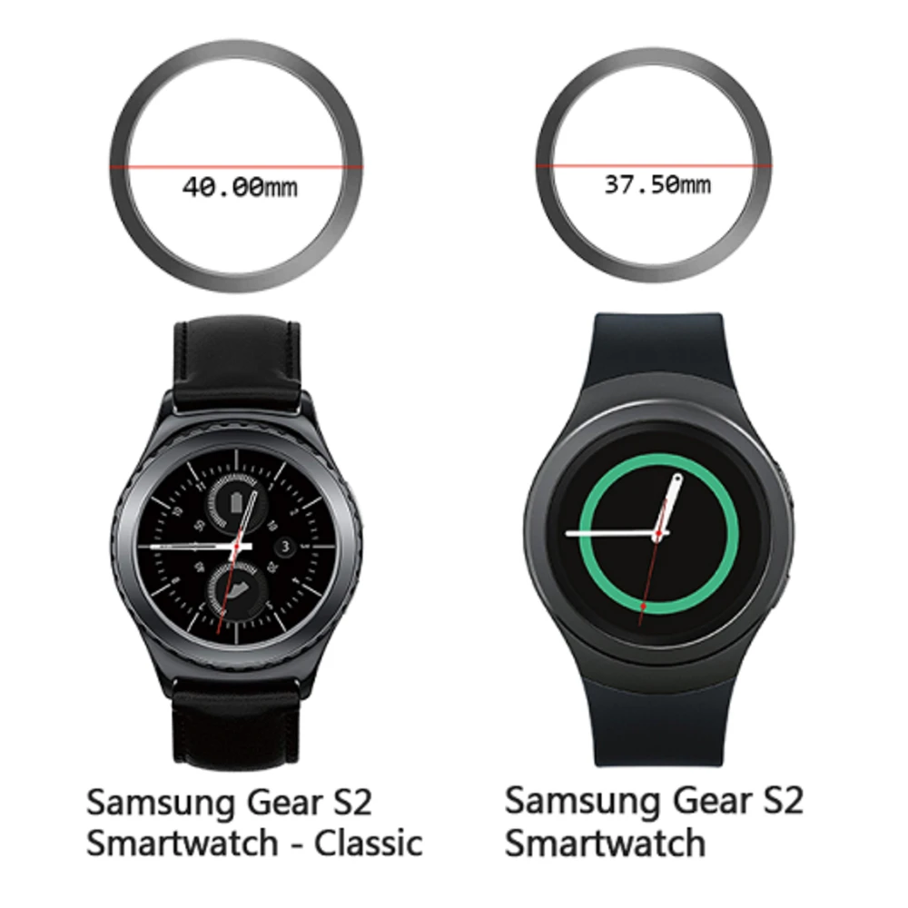 Для samsung gear S2 Classic/Sport ободок кольцо из нержавеющей стали металлический корпус