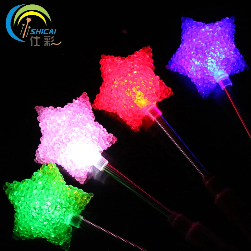 5 шт./мигающие палочки с весенней мигающей звездой светодиод для вечерние ринки