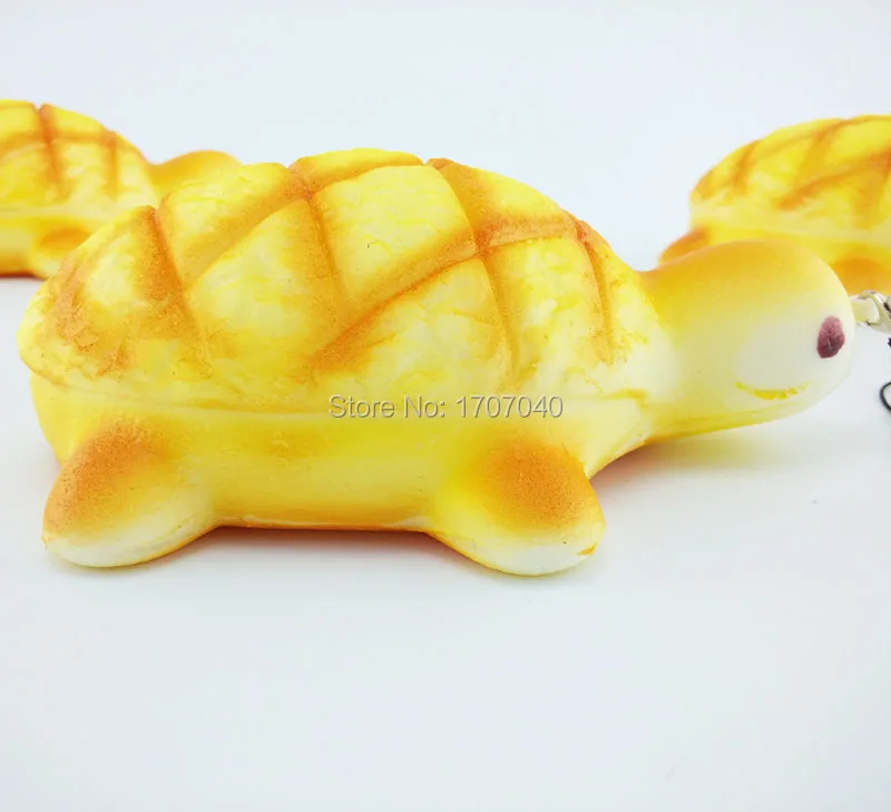 Jumbo 13 см Kawaii мягкая желтая черепаха Бун сжимаемые Черепашки коллекционные