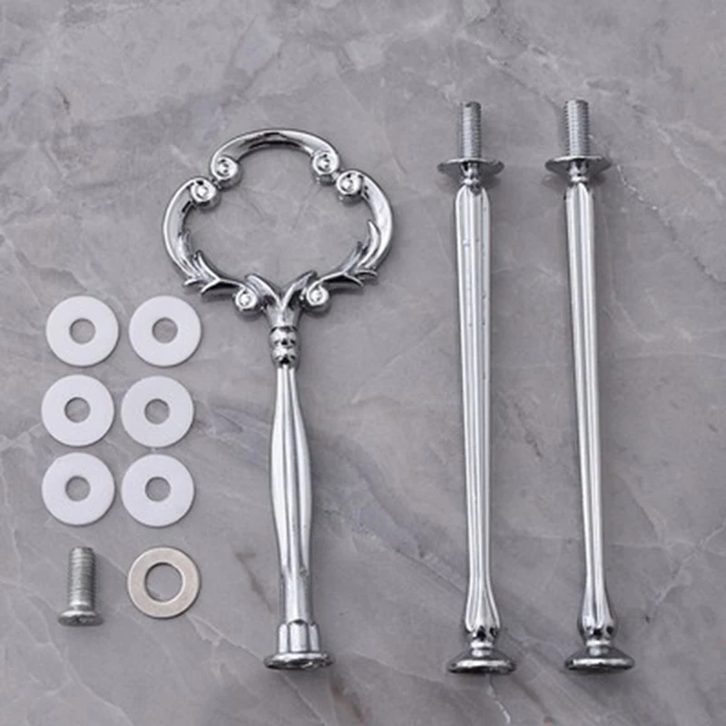 Подставка для фруктового торта 2/3 слоя золотистого/серебристого цвета 1