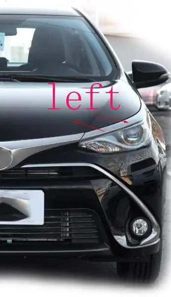 left Передние фары, стекло, маска, крышка лампы, прозрачная оболочка, лампы, маски для Toyota Ralink - Цвет: left