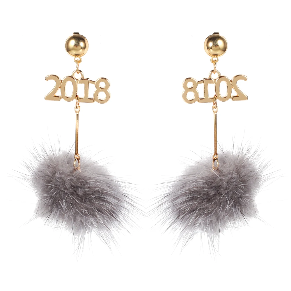 2018 Новое поступление элегантные бархатные женские серьги золотого цвета с