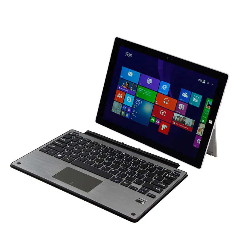Высококачественный чехол для планшета Microsoft Surface Pro 3 4 5 алюминиевый клавиатуры 12