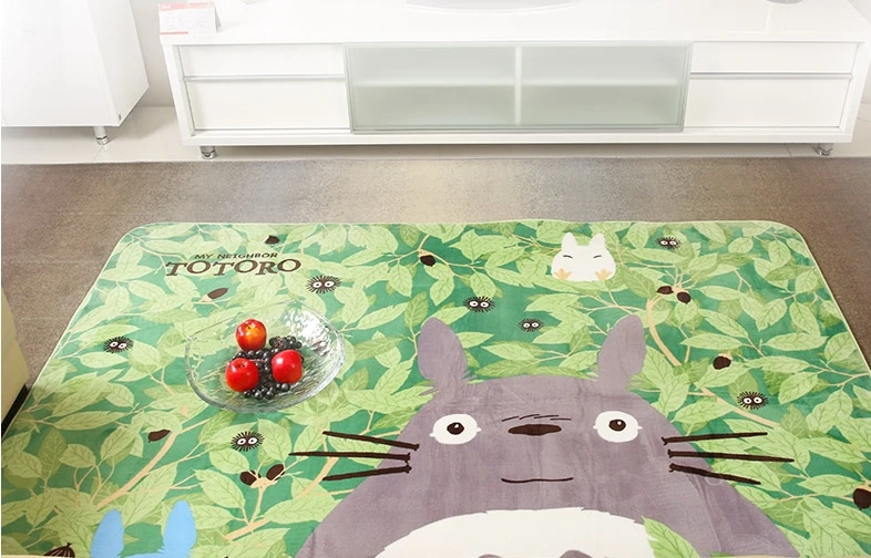 Брендовый милый коврик Totoro детские напольные коврики супер мягкие коралловые
