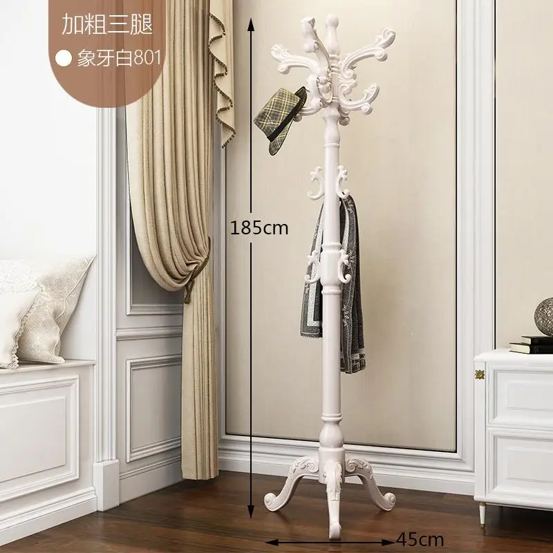 Style 5 Однотонное деревянное пальто в европейском стиле, напольная вешалка для дома, однополюсная простая современная вешалка для одежды для спальни - Цвет: Style 5