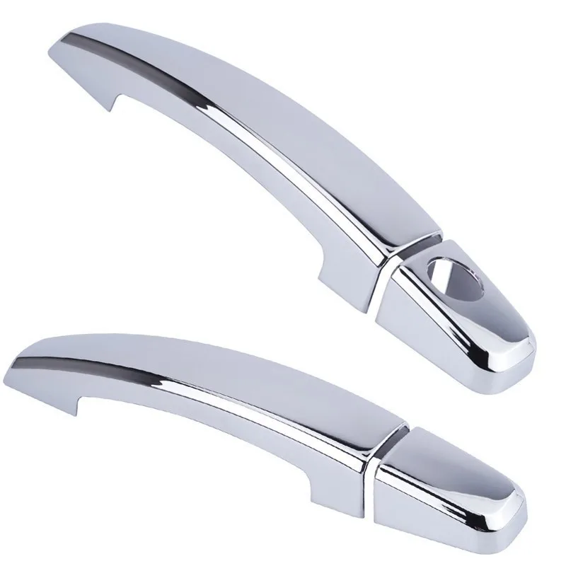 SPEEDWOW автомобиля вне левый и правый Хромированная ручка Стикеры дверных панелей