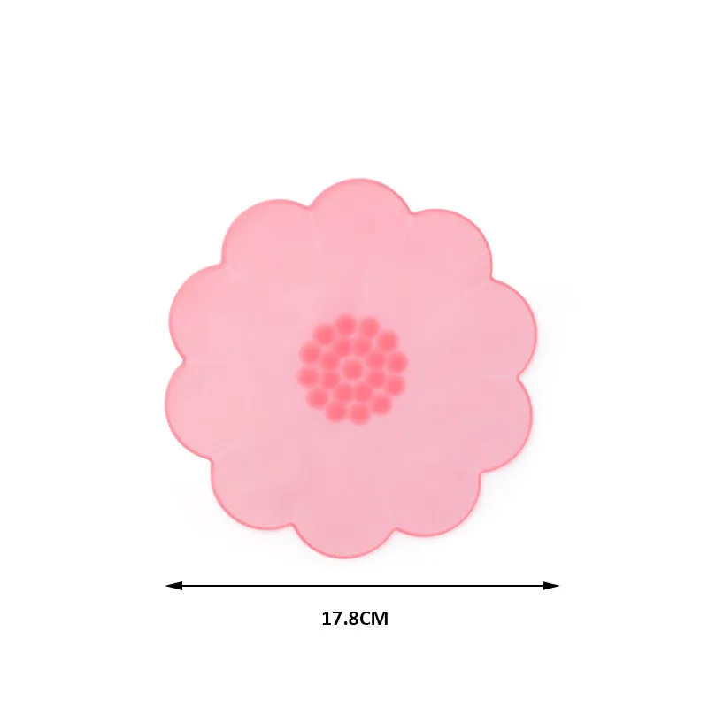 Rose Red 1 шт многофункциональные уплотнительные крышки силиконовые растягивающиеся многоразовые крышки для чаши свежие сохраняют кухонные крышки столовые приборы контейнер для хранения - Цвет: Rose Red