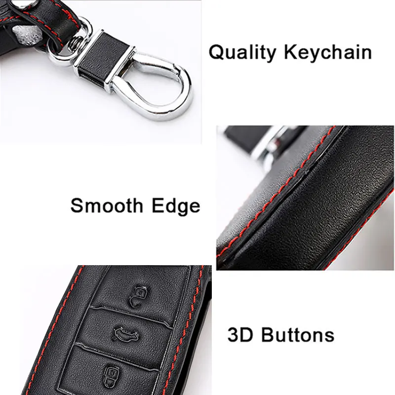 Чехол для ключей из натуральной кожи чехол Vw Golf 7 Skoda Octavia A7 Seat Leon Ibiza Volkswagen Gti R Tiguan