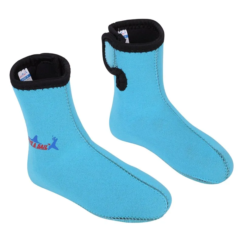 

Kids Neoprene 3mm Dive Socks Scuba Diving Snorkeling Booties Foot Protector Socks children sand aqua socks beach neoprensocken
