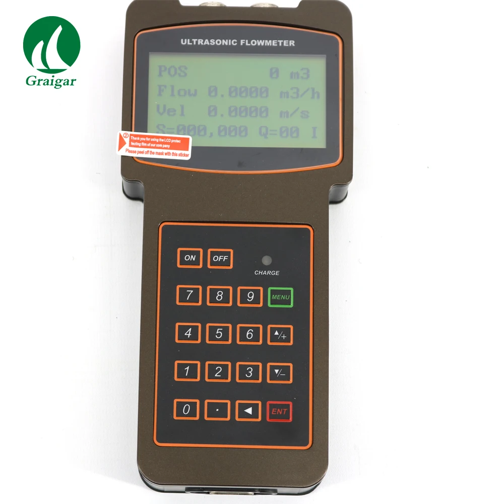 TUF-2000H Digital Ultrasonic Flow meter Meter with Standard Transducer TM-1 Measuring Range DN50-700mm | Инструменты
