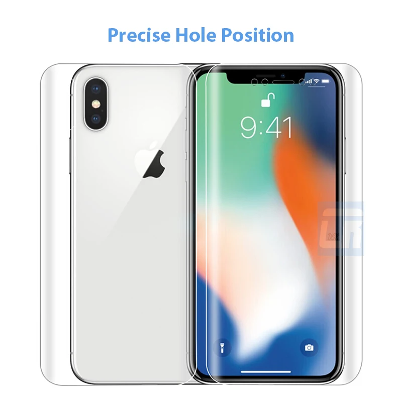 DCR 3D изогнутая Защитная пленка для iPhone 8 7 6 6s Plus полная защита экрана мягкая X не