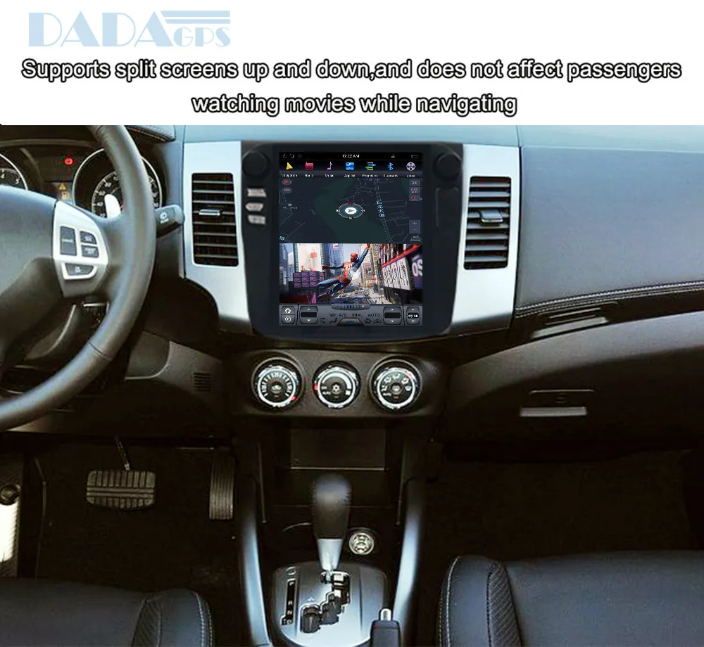 Tesla стиль Android автомобильный Радио плеер для Mitsubishi Outlander 2006~ 2012 для Citroen C-Crosser для peugeot 4007 gps карта навигации