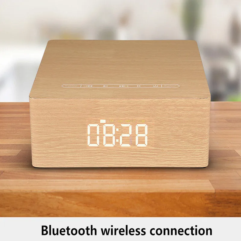 Беспроводные HiFi деревянные Bluetooth колонки из цельного дерева Сабвуфер Звук