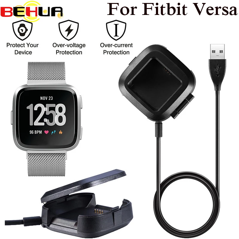 Высококачественное зарядное устройство для Fitbit versa Хрустальный запасной USB