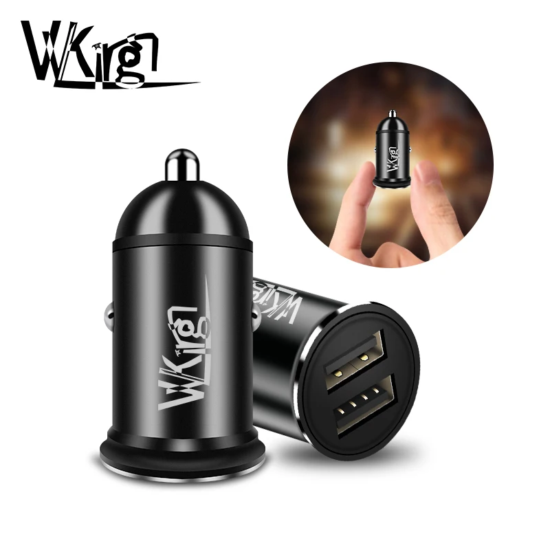VVKing 3.0A Max 2 USB порта мини автомобильное зарядное устройство для iPhone Samsung Xiaomi Smart Dual