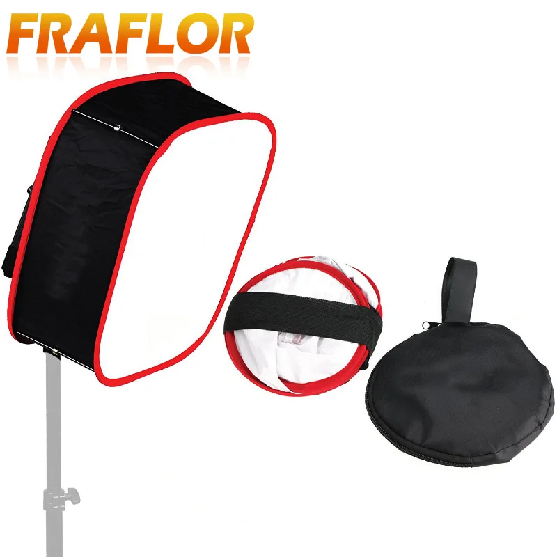 Универсальный складной портативный рассеиватель софтбокса для Светодиодный