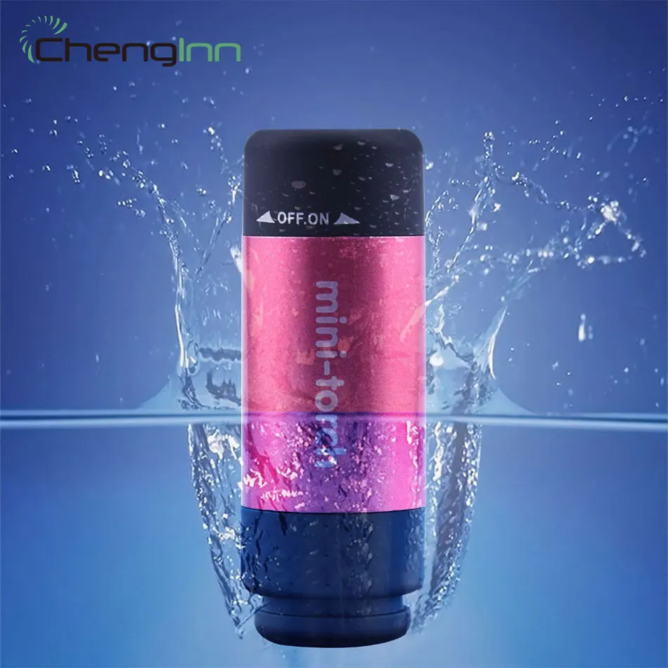 Chenglnn Usb мини брелок фонарик перезаряжаемый водонепроницаемый карманный