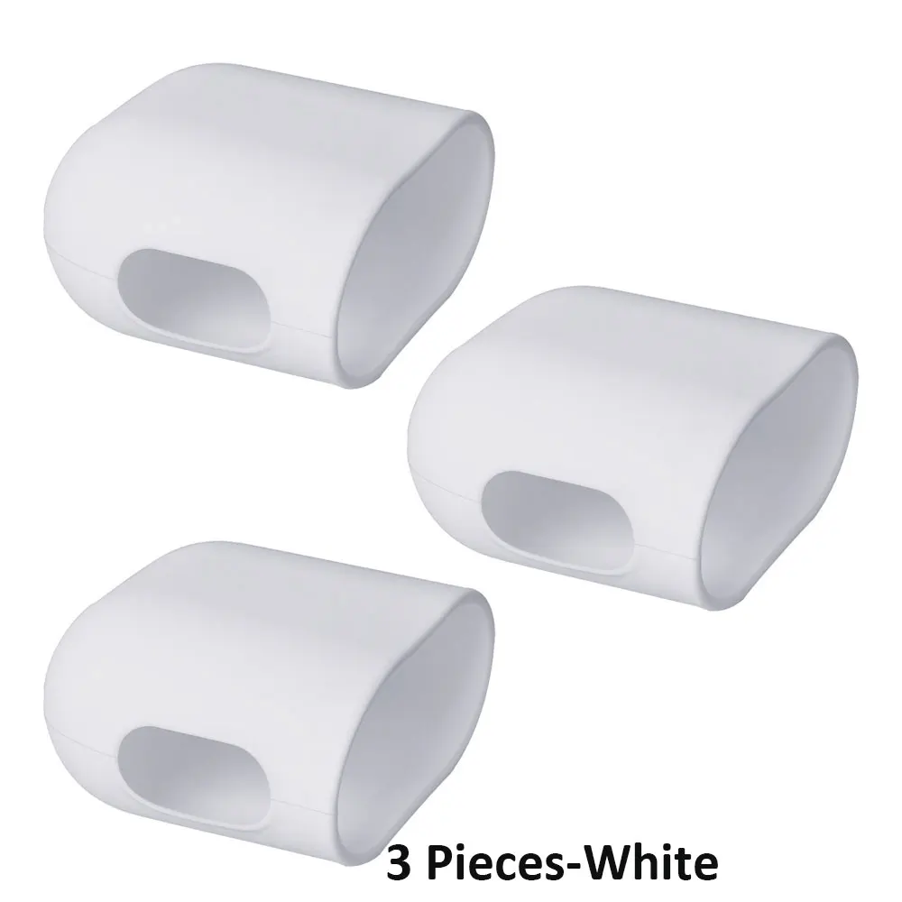 3Pcs White Силиконовый чехол для камеры Arlo Ultra/Arlo Pro 3, устойчивый к атмосферным воздействиям, чехол, устойчивый к царапинам, водостойкий защитный чехол, пылезащитный чехол - Цвет: 3Pcs White