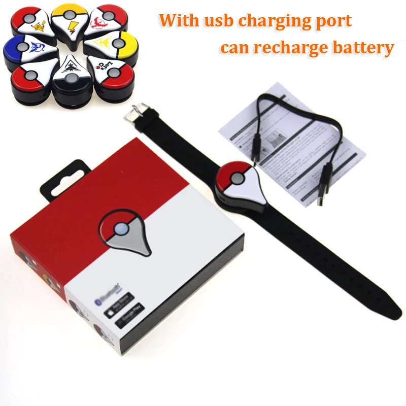 Браслет PokemonGo Plus с аккумулятором автоматическим захватом Bluetooth|Сувениры для