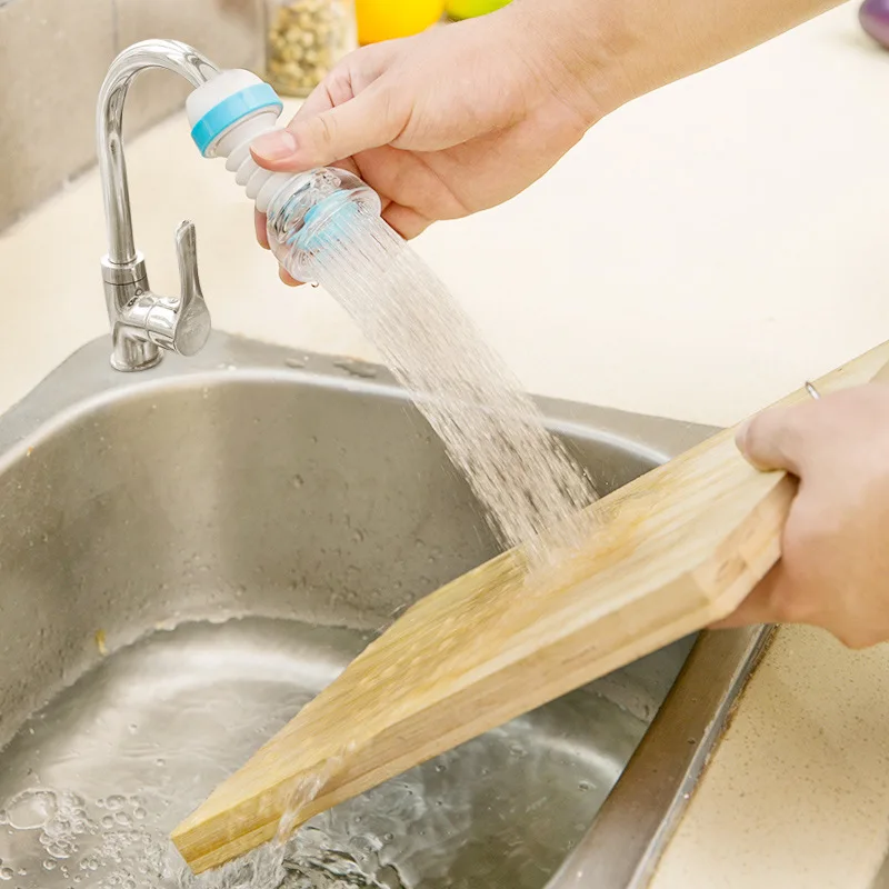 

1Pcs Home Kitchen Faucet Filter Splash Head Extension Extender Swivel Tap Water Filter Shower Saver AA