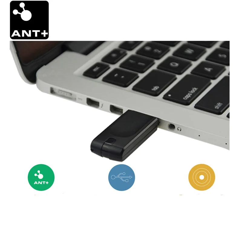 Ant + стикер USB для Zwift Tacx Wahoo Garmin Bkool велосипедный тренажер один круг данные ANT датчик