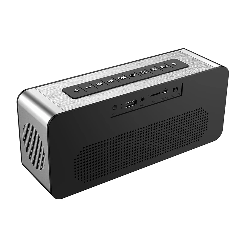 Портативный сардины A10 большой Дисплей светодиодный Беспроводной Bluetooth Динамик