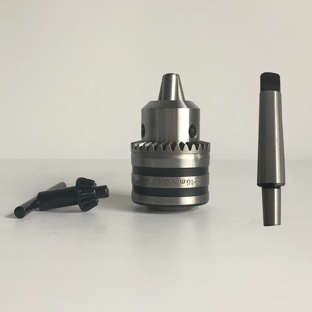 

3-16mm tail stock SAN OU drill chuck B16 Shank MT2 drill arbor for lathe and drill press