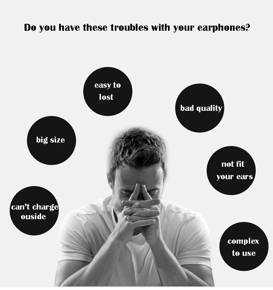 Беспроводной наушники два Наушники вкладыши наушников Bluetooth Hands Free мобильного