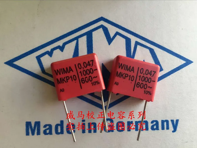 2020 горячая распродажа 10 шт/20 штук Германия конденсатор WIMA MKP10 1000V0.047UF 1000V473 47NF P: 15 мм