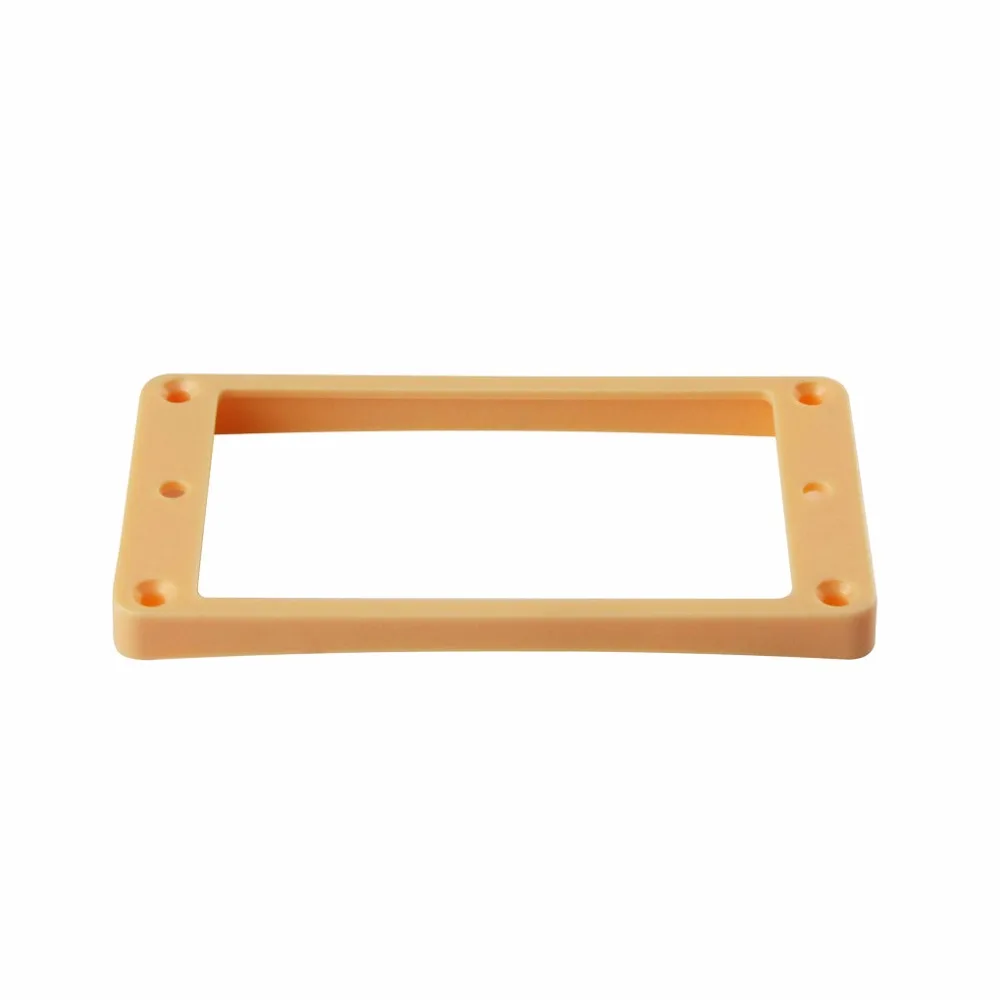 FLEOR 10 Sets of Cream ABS Curved Guitar Humbucker Pickup Frame Mounting Rings Bridge &amp Neck for LP | Спорт и развлечения