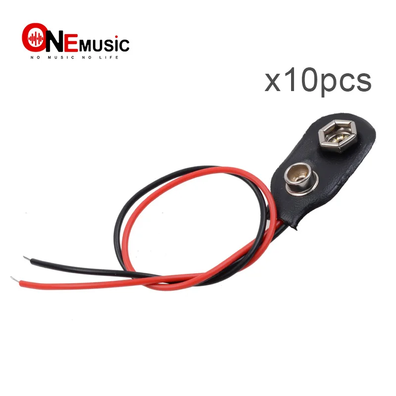 Зажим для аккумулятора 9 в 10 шт. мягкая Пряжка со свинцовым проводом