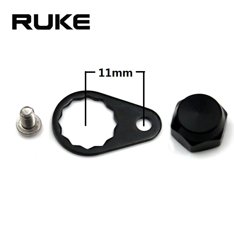 RUKE Crank гайка и винт и пластина для рыболовной катушки, левая ручка и правая рука винт крышка для Daiwa ABU катушка