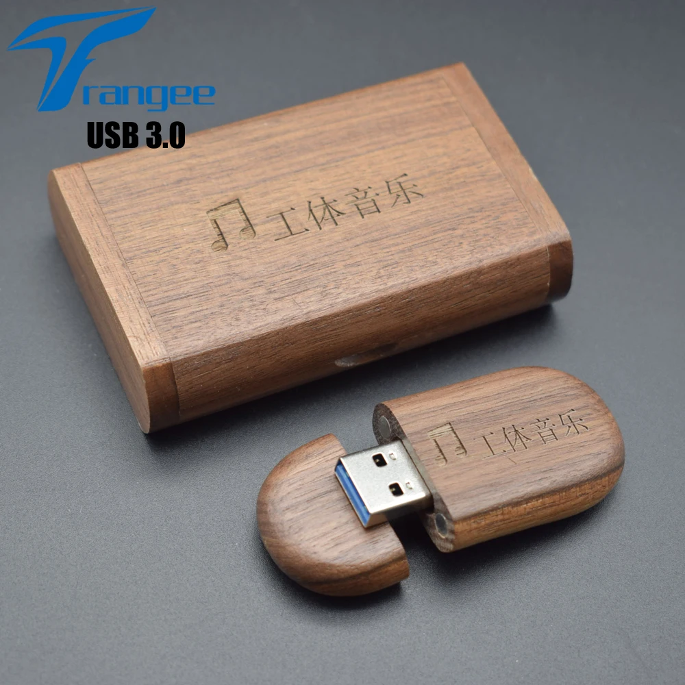 (Более 5 шт бесплатный логотип) деревянный флеш накопитель USB 3 0 4 ГБ 8 16 32 в форме