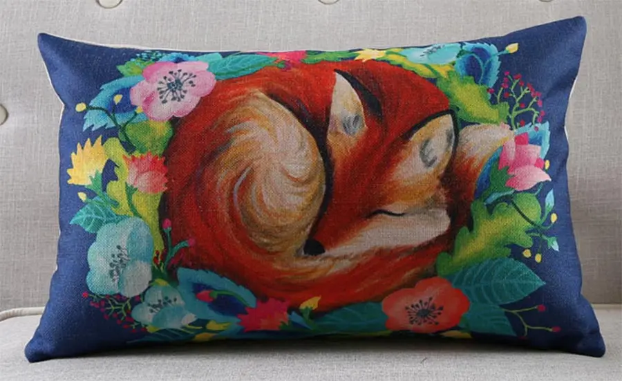 Бесплатная доставка! винтажная квадратная подушка в виде животных детский чехол