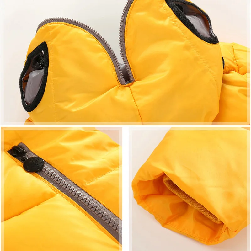 Детские зимние куртки с капюшоном для мальчиков и девочек 15-754 | Детская одежда