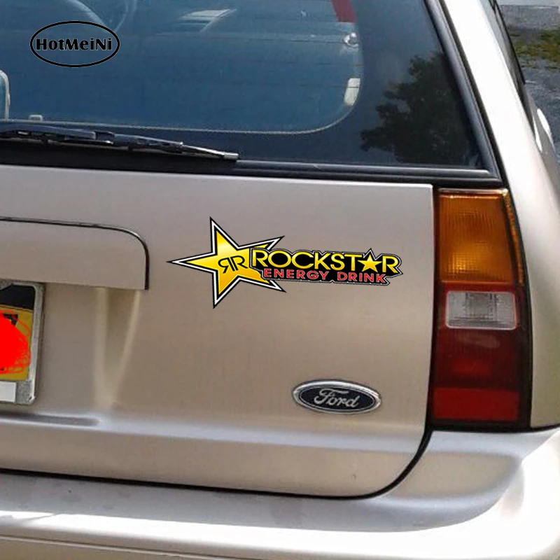 HotMeiNi автомобильный Стайлинг автомобильный стикер водостойкий Rockstar Race Voiture Autocollants Авто Moto GP Vinyle стикер s ралли 15 см x 5 см